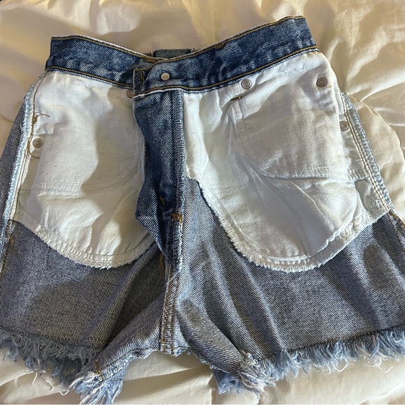 Guess cut off denim short girl high waist size 12 - Picture 6 of 7